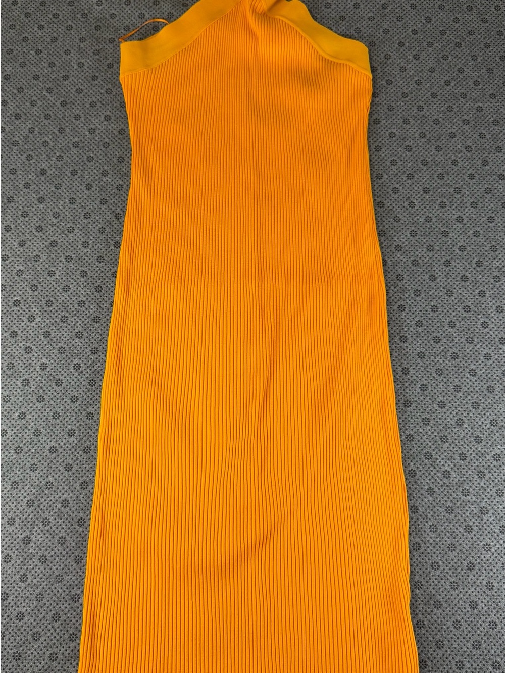 Zara Ribbed Cross-Neck Maxi Dress - Picture 5 of 9